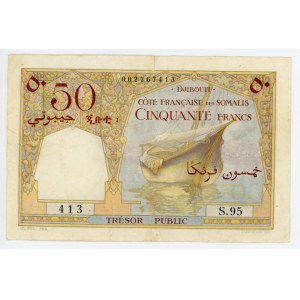 French Somaliland 50 Francs 1952 (ND)