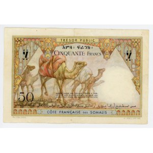 French Somaliland 50 Francs 1952 (ND)