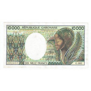 Gabon 10000 Francs 1984 (ND)