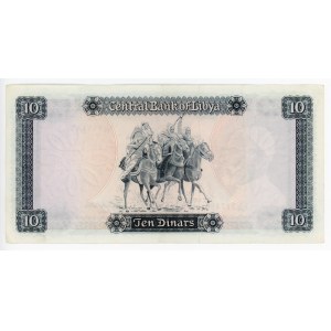 Libya 10 Dinars 1972 (ND)