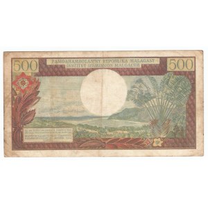 Madagascar 500 Francs 1964 - 1973 (ND)