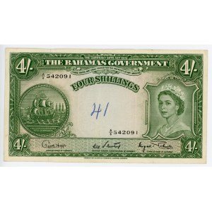 Bahamas 4 Shillings 1953 (ND)