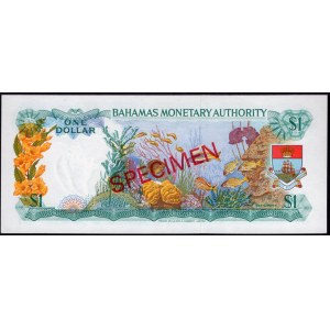 Bahamas 1 Dollar 1968 Specimen