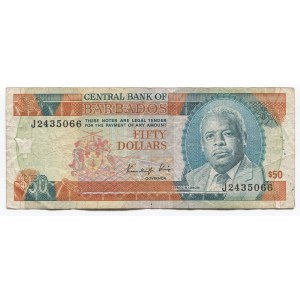 Barbados 50 Dollars 1989 (ND)