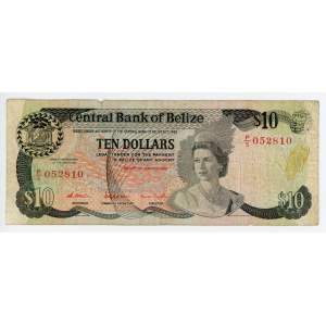 Belize 10 Dollars 1987