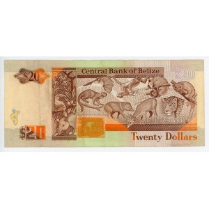 Belize 20 Dollars 1990