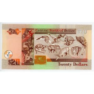 Belize 20 Dollars 1997