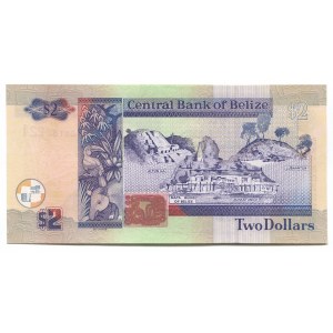 Belize 2 Dollars 2014