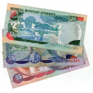 Bermuda 5 - 10 - 20 Dollars 2000