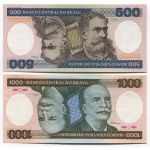 Brazil Lot of 4 Banknotes 1981