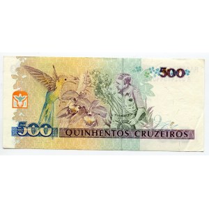 Brazil 500 Cruzeiros 1990 (ND)