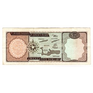 Cayman Islands 25 Dollars 1971 (1972)