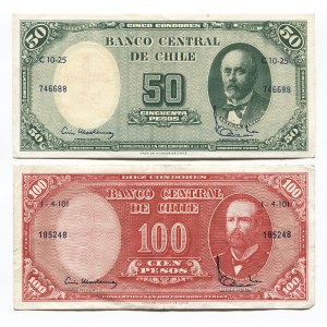 Chile 5 & 10 Centesimos 1960 - 1961 (ND)