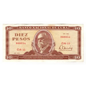 Cuba 10 Pesos 1978