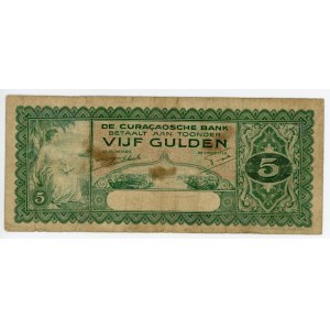 Curacao 5 Gulden 1939