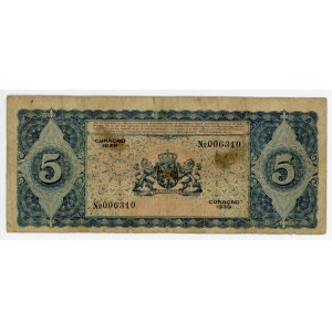 Curacao 5 Gulden 1939