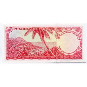 East Caribbean States 1 Dollar 1965 (ND)