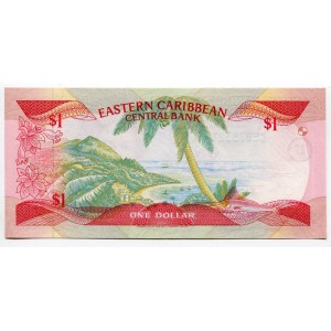 East Caribbean States 1 Dollar 1985 (ND)