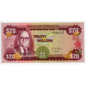 Jamaica 20 Dollars 1960 (1976)