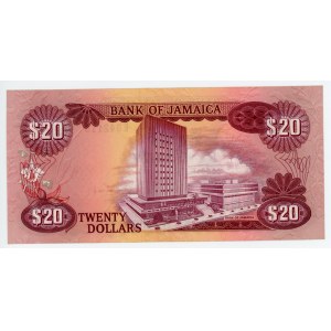 Jamaica 20 Dollars 1960 (1976)
