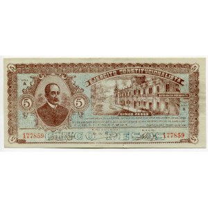 Mexico 5 Pesos 1915