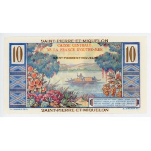 Saint Pierre & Miquelon 10 Francs 1950 - 1960 (ND)
