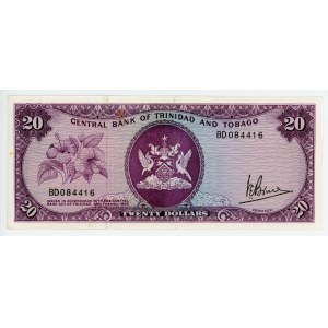 Trinidad & Tobago 20 Dollars 1964 (1977)