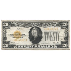 United States 20 Dollars 1928