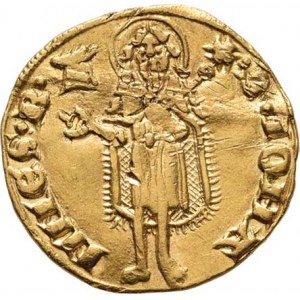 Čechy, Jan Lucemburský, 1310 - 1346, Florén b.l., Stojící sv.Jan Křtitel zpředu, opis /