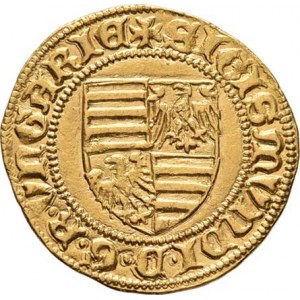 Uhry, Zikmund Lucemburský, 1387 - 1437, Dukát (1387-1389) lilie, Košice-Jacobus a Christianus