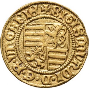 Uhry, Zikmund Lucemburský, 1387 - 1437, Dukát (1431-1437) K-S, Kremnica-Johann Siebenlinder,