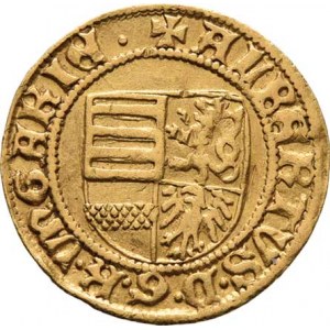 Uhry, Albrecht Rakouský, 1437 - 1439, Dukát (1440) K-P, Kremnica-Konrád Polner, stojící sv.