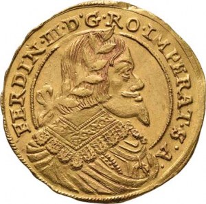 Ferdinand III., 1637 - 1657, 2 Dukát 1646, Praha-Wolker, J.20b, MKČ.1163, 6.915g,