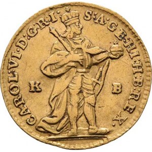 Karel VI., 1711 - 1740, Dukát 1738 KB, Kremnica, Hal.552, Husz.1586, M-A.238,