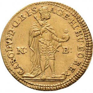 Karel VI., 1711 - 1740, Dukát 1731 NB, Nagybanya, Husz.1589, Fr.173, M-A.231,