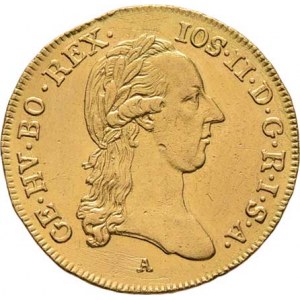 Josef II., ( 1765 - ) 1780 - 1790, Dukát 1787 A, Vídeň, P.19, KM.2084, 3.475g, dr.hr.,