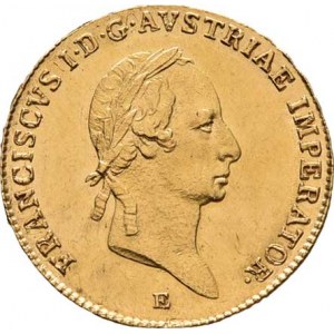 František II., 1792 - 1835, Dukát 1828 E, Karlovský Bělehrad, 3.500g, nep.hr.,