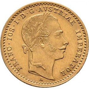 František Josef I., 1848 - 1916, Dukát 1862 A, 3.486g, nep.hr., nep.rysky, krásná