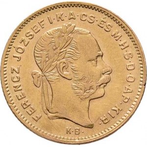 František Josef I., 1848 - 1916, 4 Zlatník 1880 KB - I.typ (náklad není uváděn,