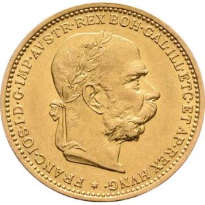 František Josef I., 1848 - 1916, 20 Koruna 1893, 6.760g, nep.hr., nep.rysky, pěkná