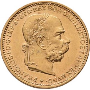 František Josef I., 1848 - 1916, 20 Koruna 1895, 6.769g, nep.hr., nep.rysky