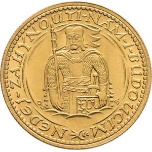 Československo, období 1918 - 1939, Dukát 1927 (raženo 25.774 ks), 3.491g, nep.hr.,