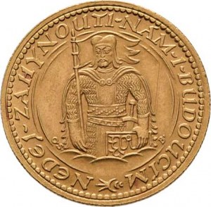 Československo, období 1918 - 1939, Dukát 1934 (raženo pouze 9.729 ks), 3.488g, vl.škr.,