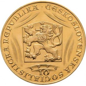 Československo, období 1960 - 1990, 10 Dukát 1978 - Karel IV. (pouze 3489 ks), 34.876g,