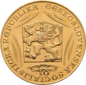 Československo, období 1960 - 1990, 10 Dukát 1978 - Karel IV. (pouze 3489 ks), 34.876g,