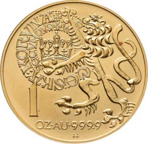 Česká republika, 1993 -, 10000 Koruna 1996 - české mince - Pražský groš, KM.21