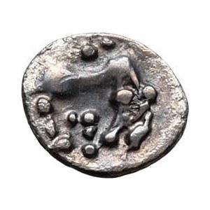 Střední Evropa - Bojové, 2.-1. stol. př.Kr., AR mince - typ Roseldorf II./ Němčice II. - kůň