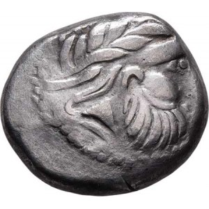 Východní Keltové, 3.-1.století př.Kr., AR Tetradrachma - typ Dachreiter - hlava zprava /