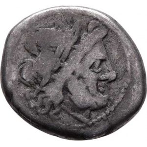 Řím - republika, po roce 211 př.Kr. (bez značky), AR Victoriatus, Hlava Jupitera zprava / Vicoria
