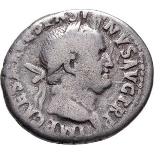 Vespasianus, 69 - 79, AR Denár, Rv:TITVS.ET.DOMITIAN.CAESARES.PRIN.IVEN.,